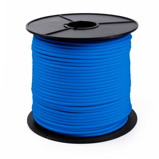 Blue Elastic Cord (PP), 100m Reel