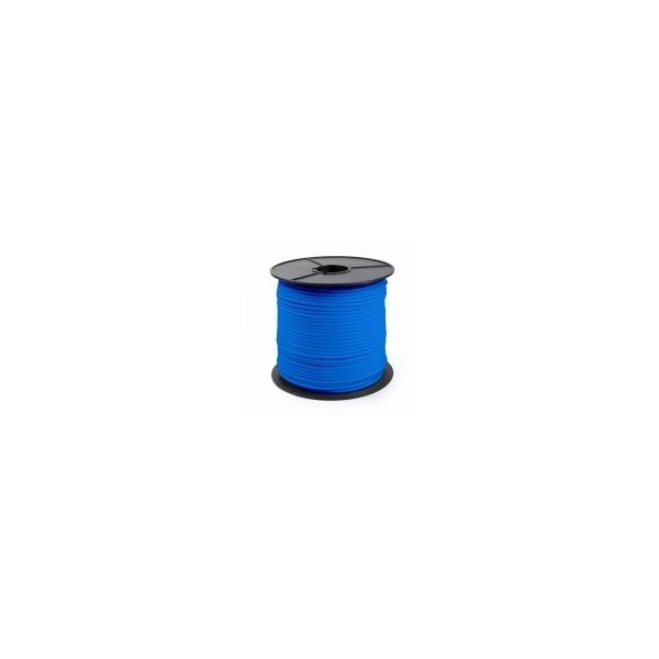 Cuerda elástica MultiFlex azul (PE), bobina de 100 m