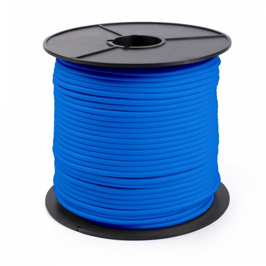 Blue Single-Strand Elastic Cord (PE), 100m Reel