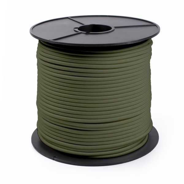 NATO-grünes hochelastisches Bungee-Seil (PP), 100-m-Spule