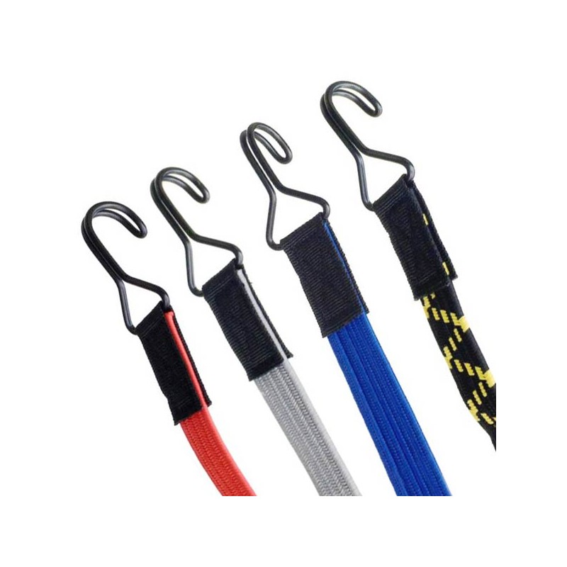Tendeur élastique Pour Piscine – Sandow Bleu 6 Mm, Longueur 1,2 M – Avec Embouts Blancs 10 Mm – Fixation Facile - 4