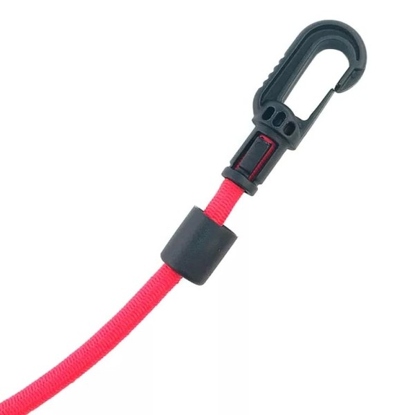 Fijar el gancho a una cuerda elástica de 8 mm