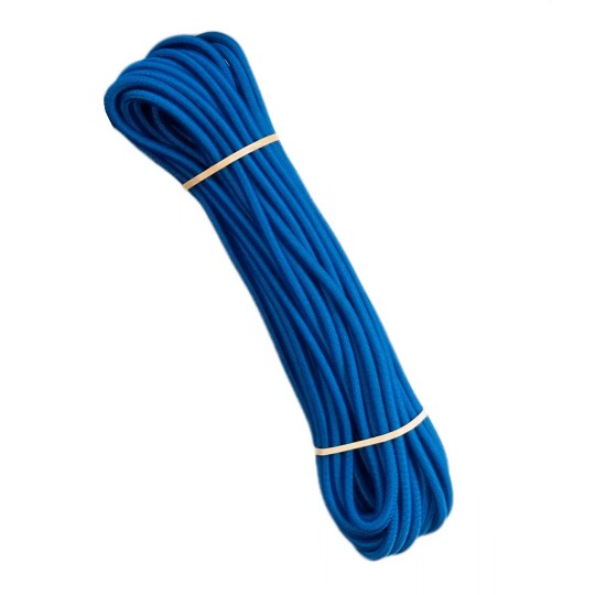 Modra elastična vrv za vrt (PP), Ø8mm x 20m